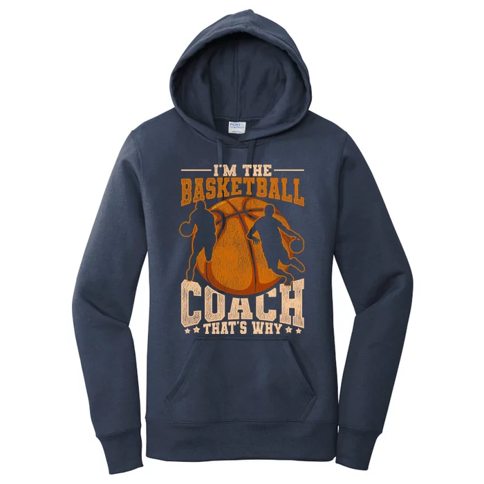 Coaching Sports Athletic Basketball Coach Training Coach Funny Gift Women's Pullover Hoodie