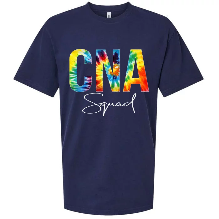 CNA Squad Appreciation Day Tie Dye For Women For Work Sueded Cloud Jersey T-Shirt