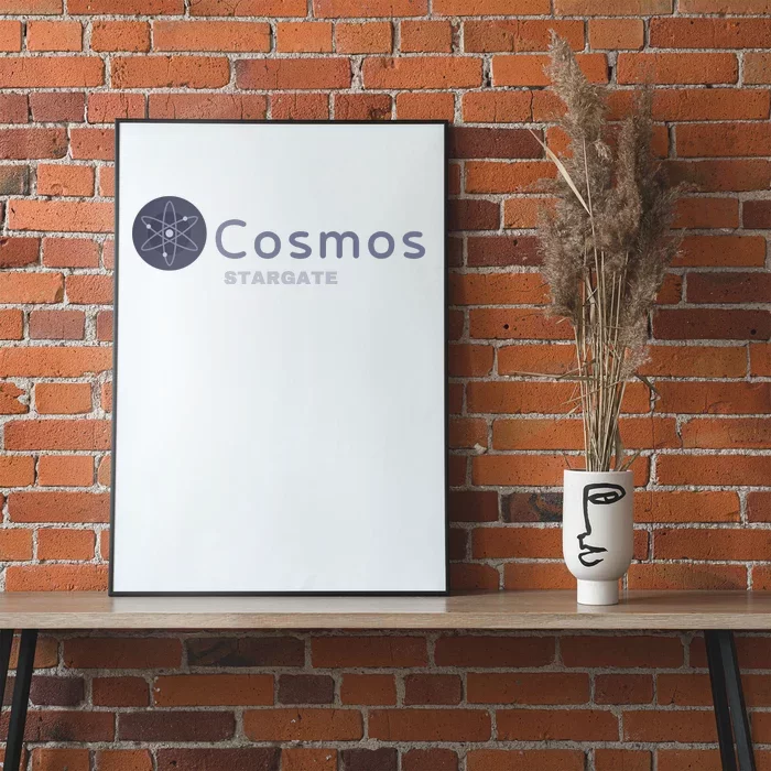 Cosmos Stargate ATOM Cosmos Crypto HODL Cryptocurrency Cosmos Blockchain Poster