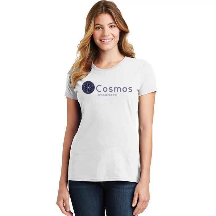 Cosmos Stargate ATOM Cosmos Crypto HODL Cryptocurrency Cosmos Blockchain Women's T-Shirt