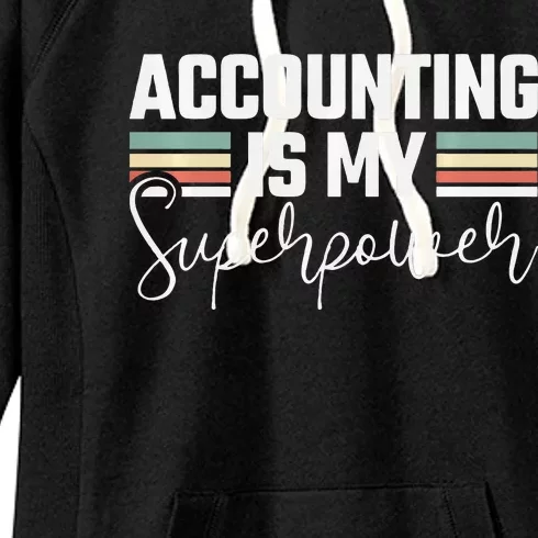 Calculating Spreadsheet Accounting Using Excel Accountant Women's Fleece Hoodie