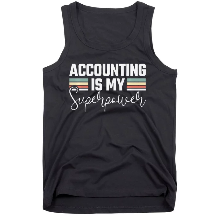 Calculating Spreadsheet Accounting Using Excel Accountant Tank Top