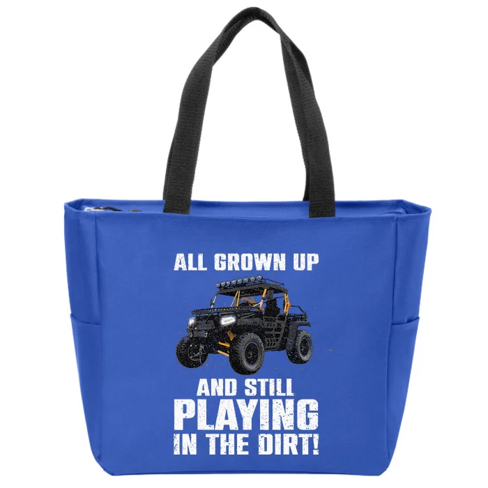 Cute Sidebyside Art Offroad Mudding Sxs Utv Zip Tote Bag