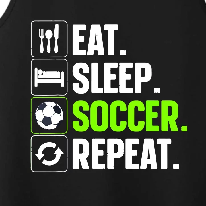 Cool Soccer Art For Team Sport Soccer Player Gift Performance Tank