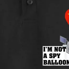 Chinese Surveillance Balloon I'm Not a Spy Ballon Usa Dry Zone Grid Performance Polo