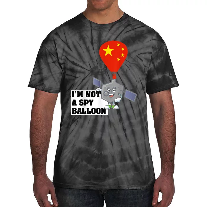 Chinese Surveillance Balloon I'm Not a Spy Ballon Usa Tie-Dye T-Shirt