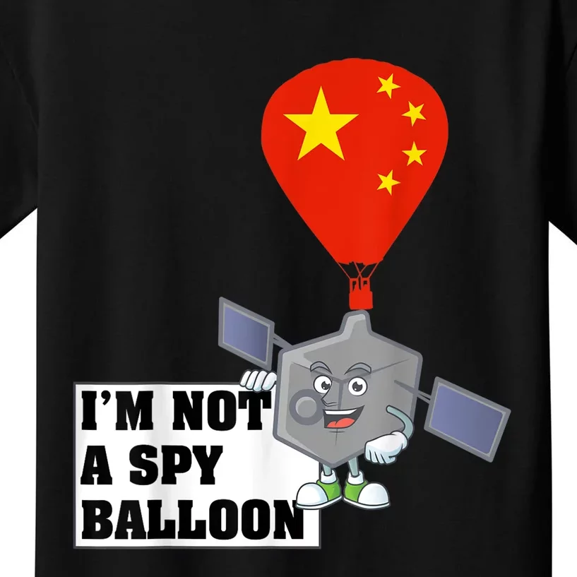 Chinese Surveillance Balloon I'm Not a Spy Ballon Usa Kids T-Shirt