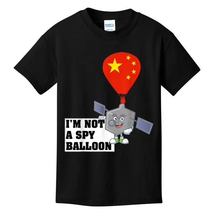 Chinese Surveillance Balloon I'm Not a Spy Ballon Usa Kids T-Shirt