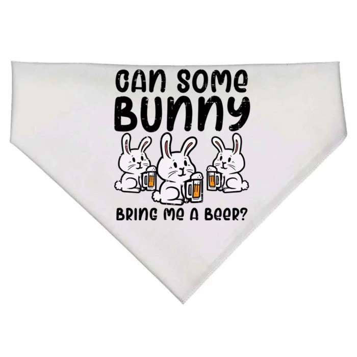 Can Some Bunny Bring Me Cute Funny Happy Easter Day Dad Funny Gift USA-Made Doggie Bandana