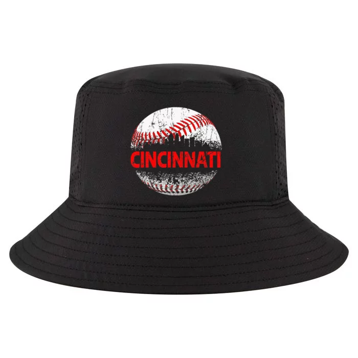 Cincinnati Souvenir Baseball City Downtown I Love Cincinnati Cool Comfort Performance Bucket Hat