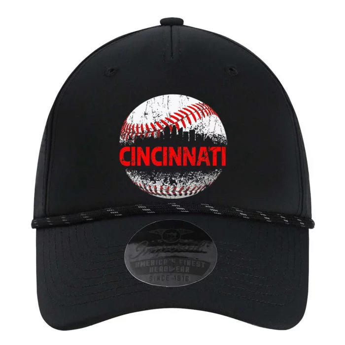 Cincinnati Souvenir Baseball City Downtown I Love Cincinnati Performance The Dyno Cap