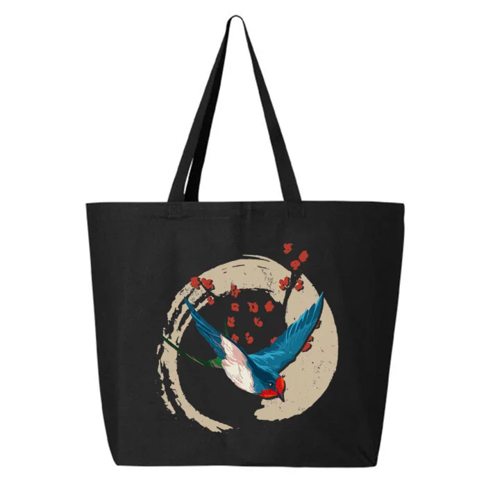 Colorful Swallow Birds Lover Nature Swallows 25L Jumbo Tote