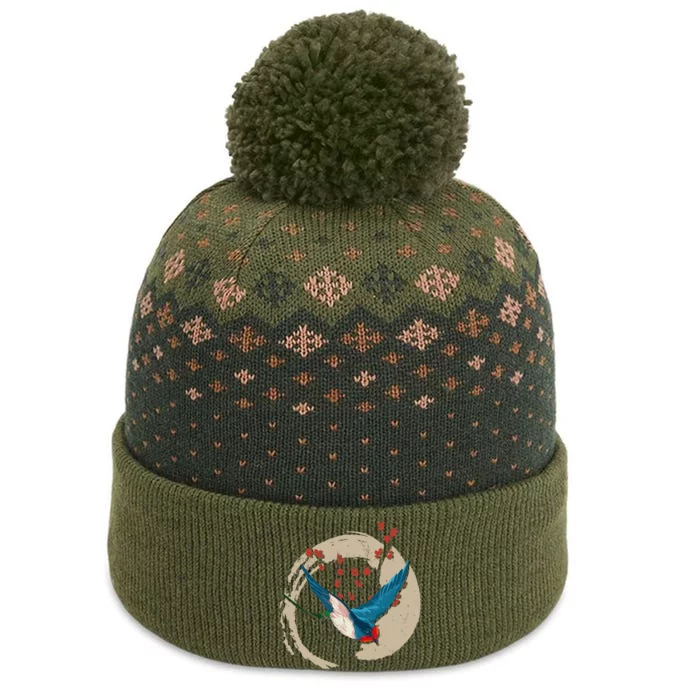 Colorful Swallow Birds Lover Nature Swallows The Baniff Cuffed Pom Beanie