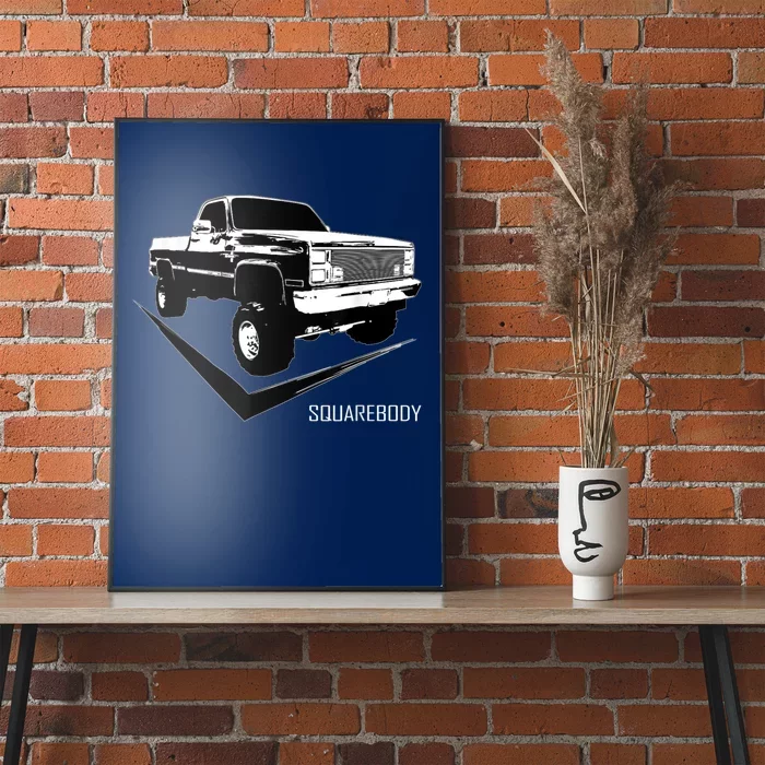 Classic Square Body Truck Squarebody Poster