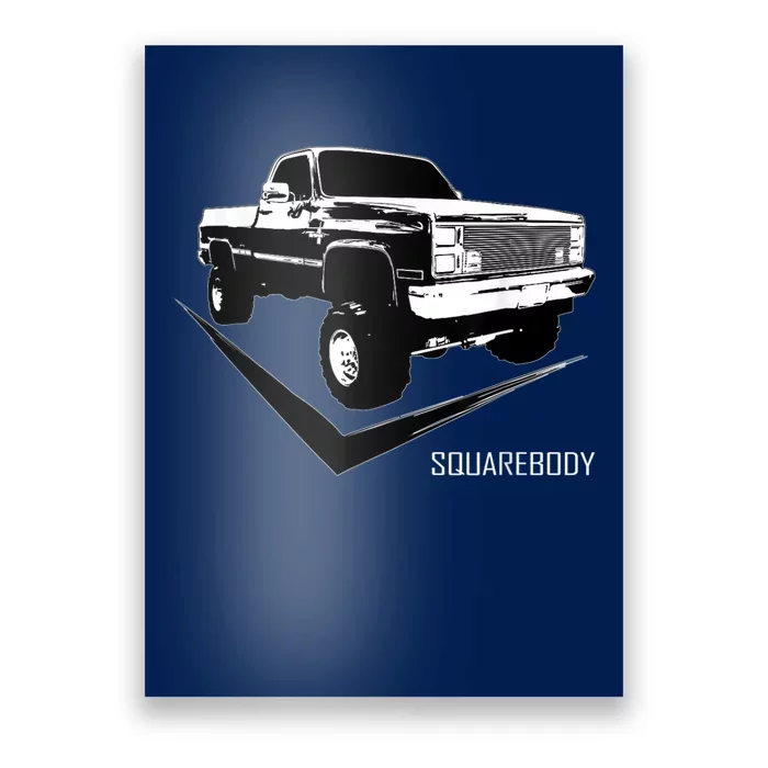 Classic Square Body Truck Squarebody Poster