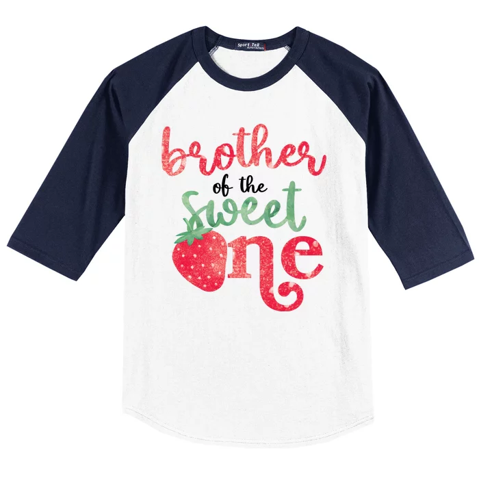 Cute Strawberry Brother Of The Sweet One Baseball Sleeve Shirt