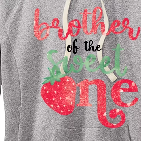 Cute Strawberry Brother Of The Sweet One Women's Fleece Hoodie