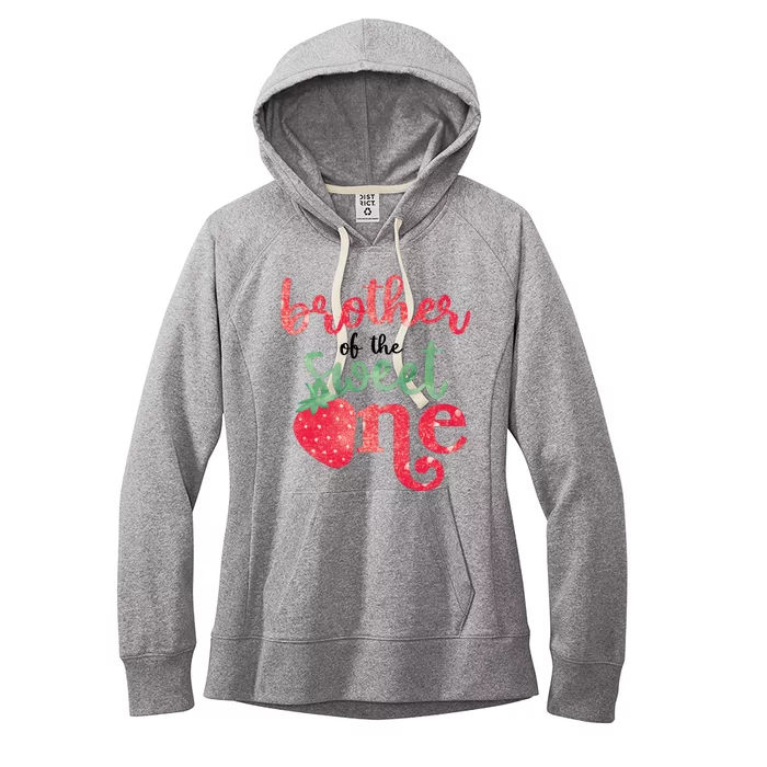 Cute Strawberry Brother Of The Sweet One Women's Fleece Hoodie