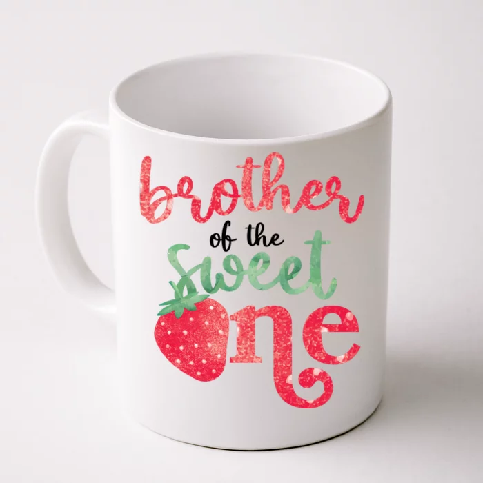 Cute Strawberry Brother Of The Sweet One Front & Back Coffee Mug