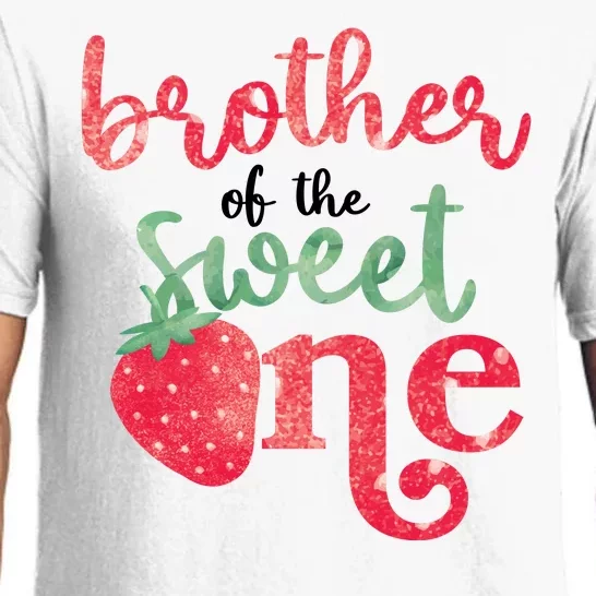 Cute Strawberry Brother Of The Sweet One Pajama Set