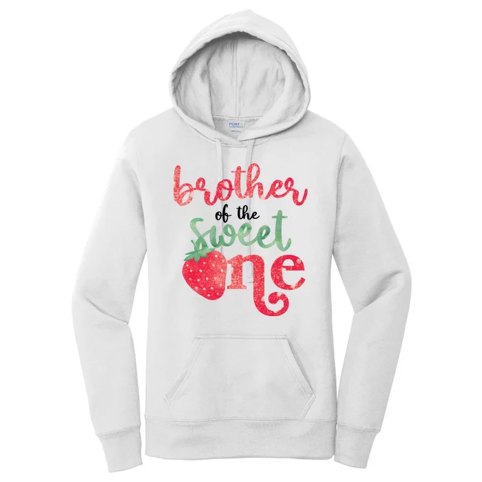 Cute Strawberry Brother Of The Sweet One Women's Pullover Hoodie