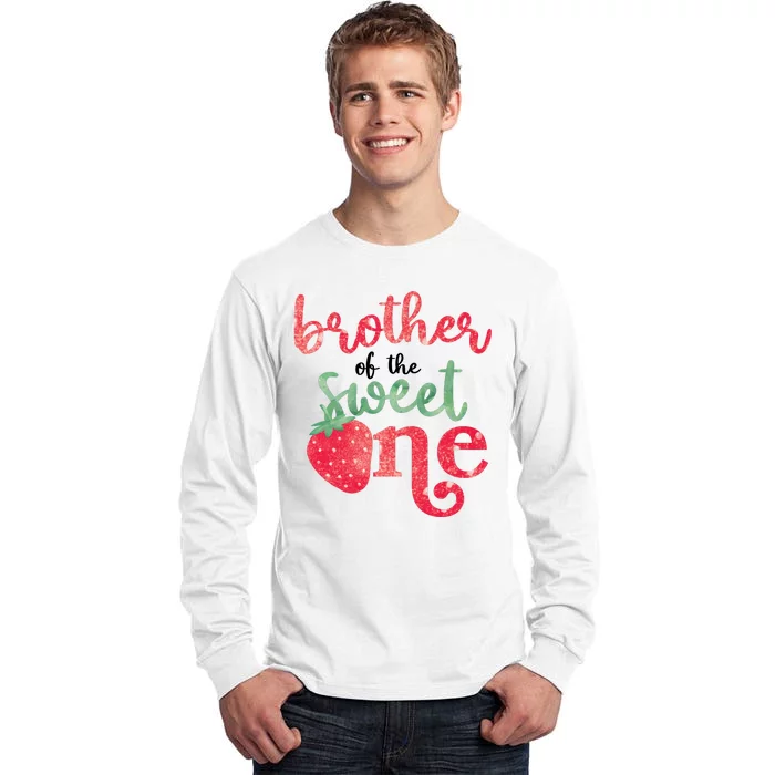 Cute Strawberry Brother Of The Sweet One Tall Long Sleeve T-Shirt