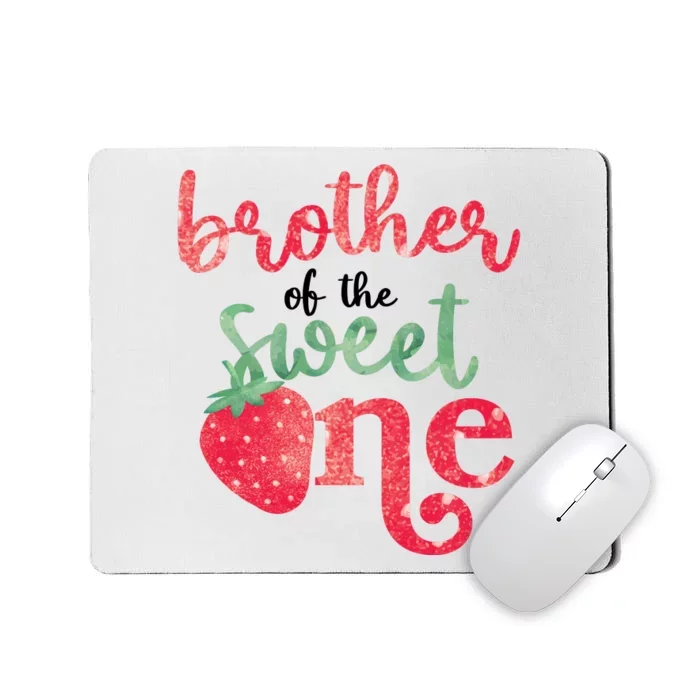 Cute Strawberry Brother Of The Sweet One Mousepad