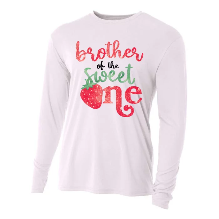 Cute Strawberry Brother Of The Sweet One Cooling Performance Long Sleeve Crew