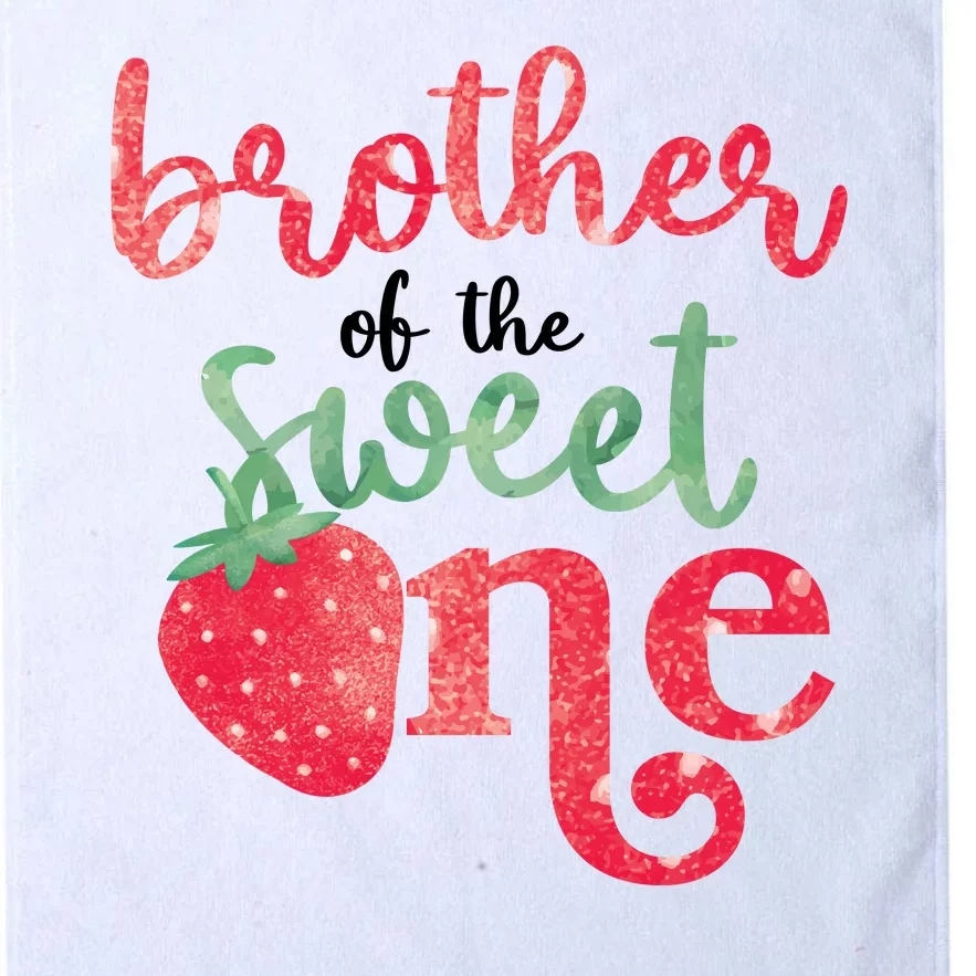 Cute Strawberry Brother Of The Sweet One Platinum Collection Golf Towel