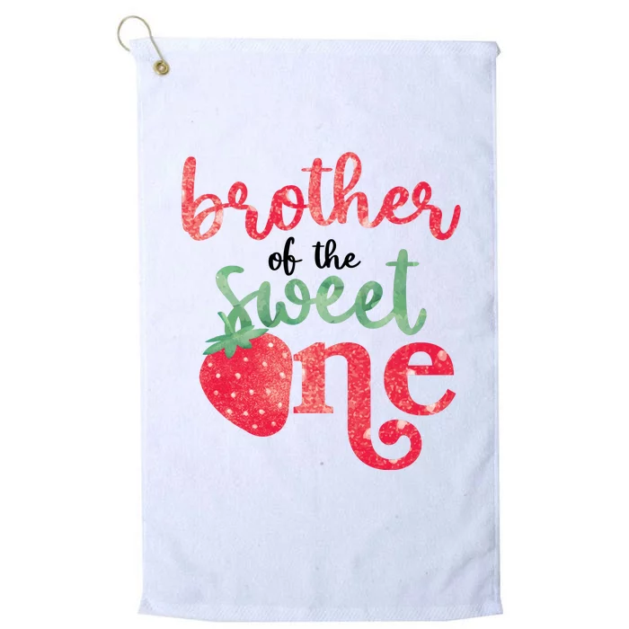 Cute Strawberry Brother Of The Sweet One Platinum Collection Golf Towel