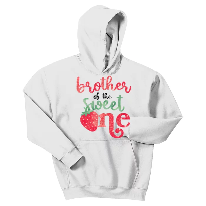 Cute Strawberry Brother Of The Sweet One Kids Hoodie