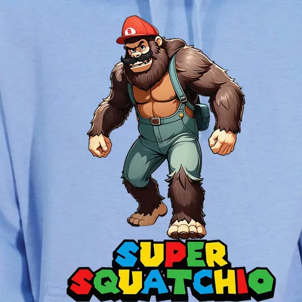 Cute Sasquatch Bigfoot Gamer Gaming Unisex Surf Hoodie