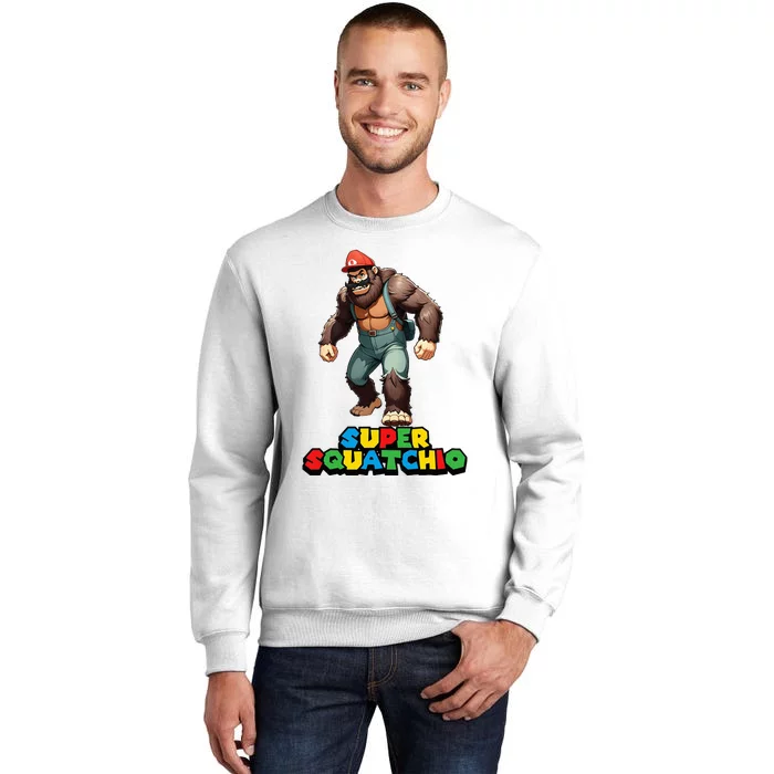 Cute Sasquatch Bigfoot Gamer Gaming Sweatshirt