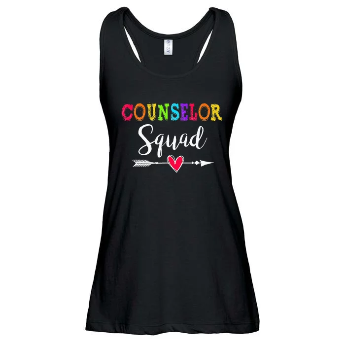 Counselor Squad Back To School Teacher lovers Ladies Essential Flowy Tank