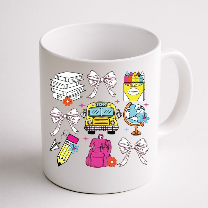 Coquette School Back To School Front & Back Coffee Mug