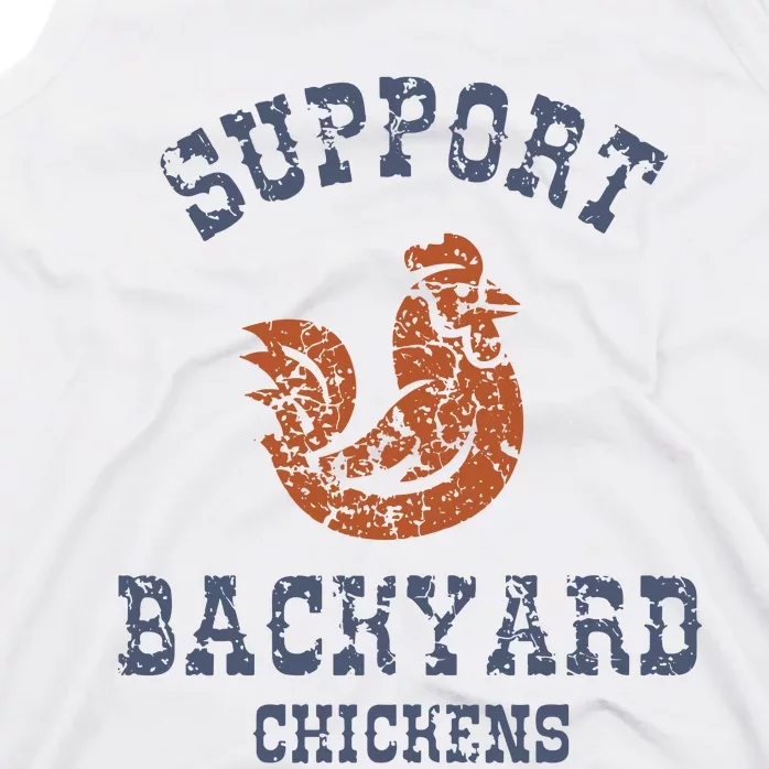 Chicken Support Backyard Casual Chicken Farming Tank Top