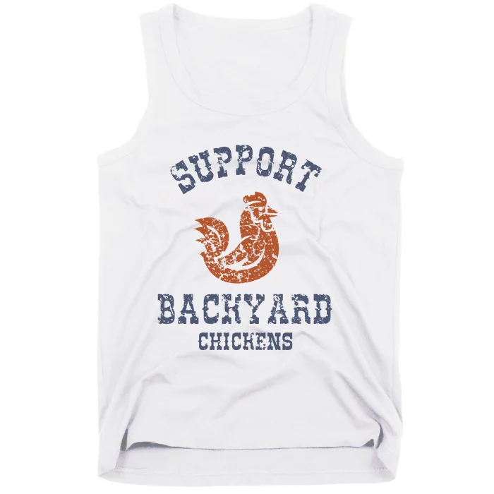 Chicken Support Backyard Casual Chicken Farming Tank Top