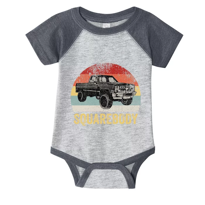 Classic Square Body Truck Squarebody Infant Baby Jersey Bodysuit