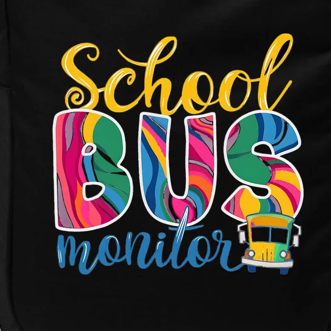 Cute School Bus Monitor Impact Tech Backpack