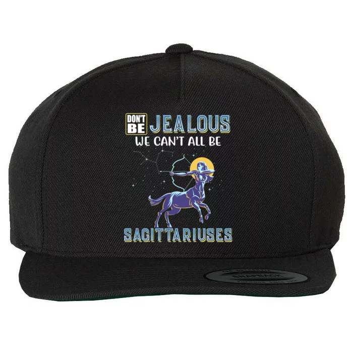 Cute Sagittarius Birthday Gift Sagittarius Zodiac Cute Gift Wool Snapback Cap