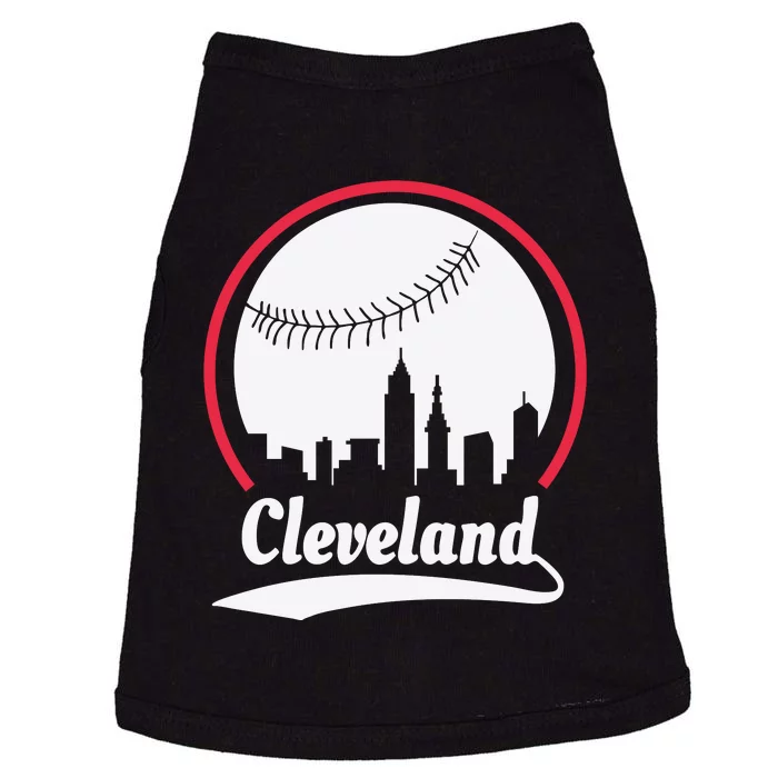 Cleveland Skyline Baseball Doggie Tank