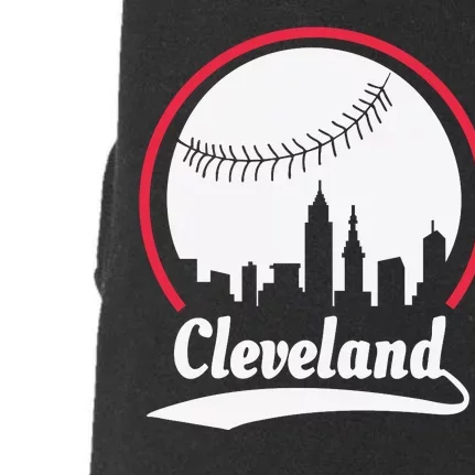 Cleveland Skyline Baseball Doggie 3-End Fleece Hoodie