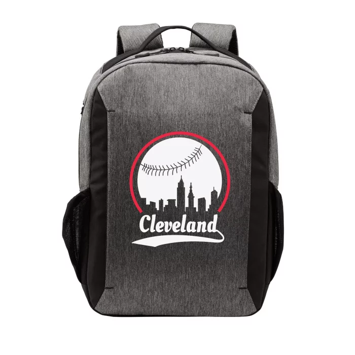 Cleveland Skyline Baseball Vector Backpack