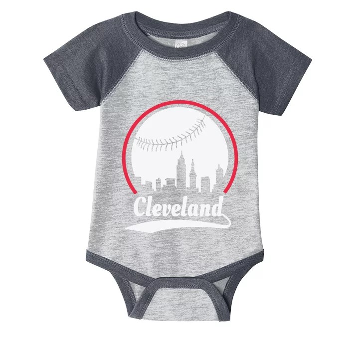 Cleveland Skyline Baseball Infant Baby Jersey Bodysuit