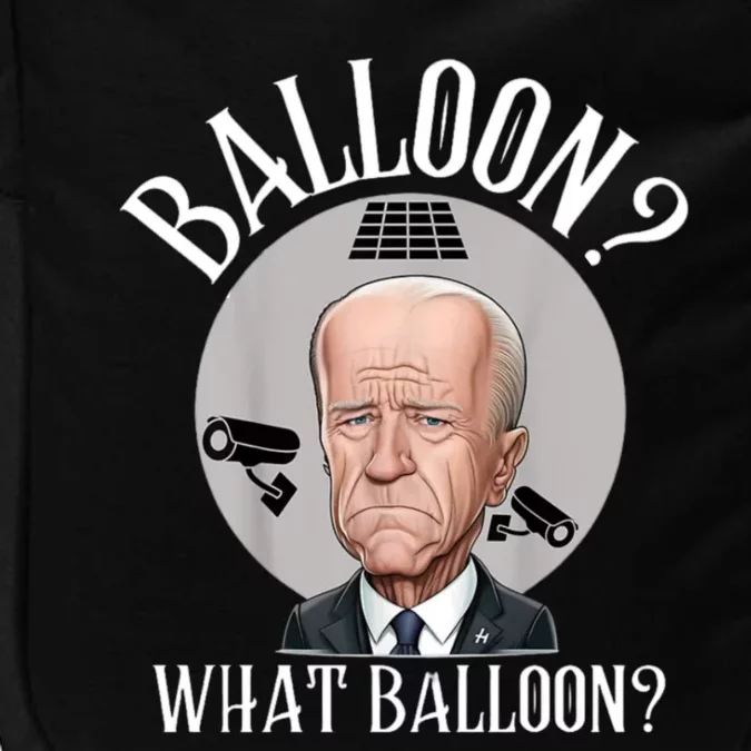 Chinese Spy Balloon What Balloon Funny Joe Biden Chinese Impact Tech Backpack