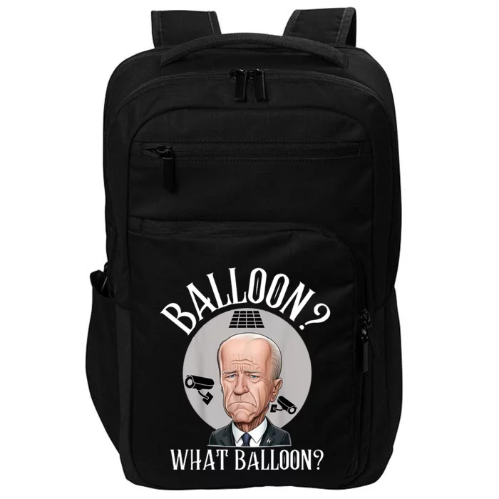 Chinese Spy Balloon What Balloon Funny Joe Biden Chinese Impact Tech Backpack