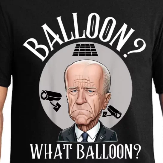 Chinese Spy Balloon What Balloon Funny Joe Biden Chinese Pajama Set