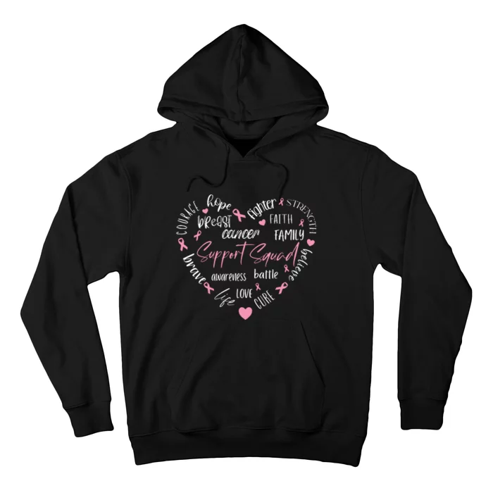 Cancer Survivor Breast Cancer Awareness Heart Pink Ribbon Hoodie