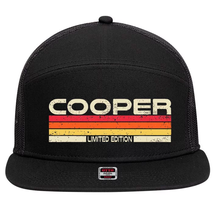 Cooper Surname Birthday Family Reunion 80s 90s 7 Panel Mesh Trucker Snapback Hat