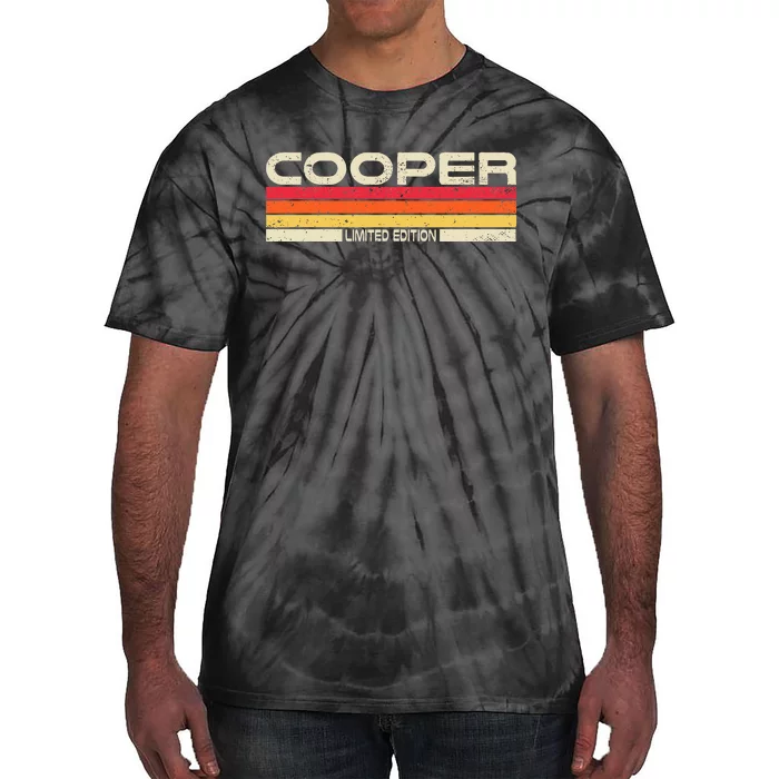 Cooper Surname Birthday Family Reunion 80s 90s Tie-Dye T-Shirt